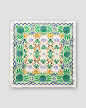 Floral Art Deco Pocket Square