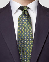 Geometric Silk Tie
