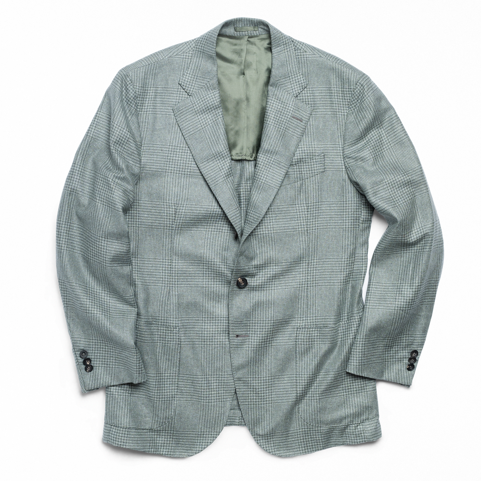 Glen Check Silk Waverly Jacket