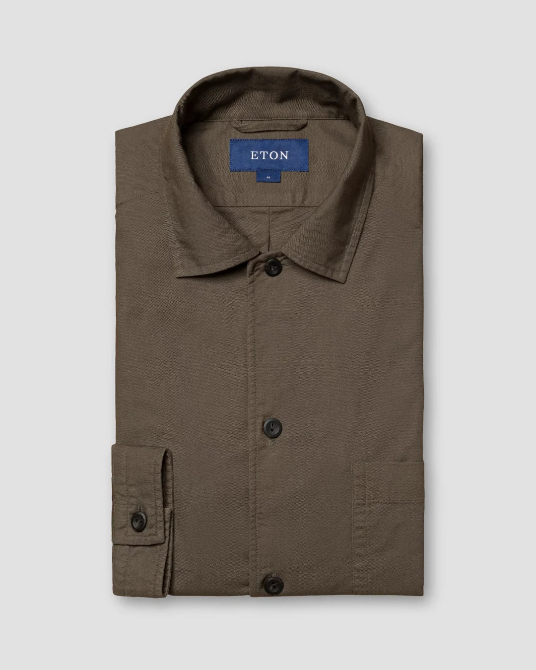 Green Heavy Oxford Shirt Eton