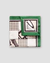 Green jazz pocket square