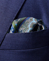 Paisley Print Pocket Square