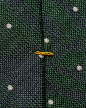 Polka Dot Silk Cotton Tie