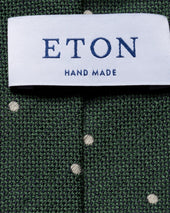 Polka Dot Silk Cotton Tie