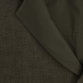 Green Reversible Linen Varzi Jacket