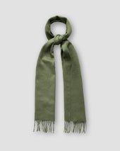 Green Solid Cashmere Scarf