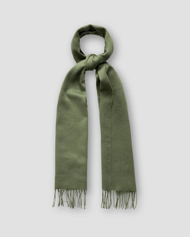 Green Solid Cashmere Scarf