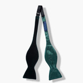 Green Velvet Bow Tie