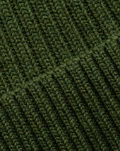 Wool Beanie Logo Detail