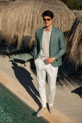 Green Jacket Made In Italy