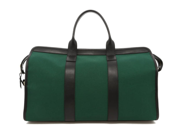 Signature Travel Duffle - Green Canvas / Black Trim