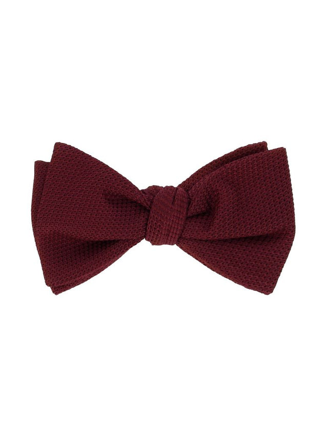 Burgundy renadine ilk The Nines bow tie Grenadines IV