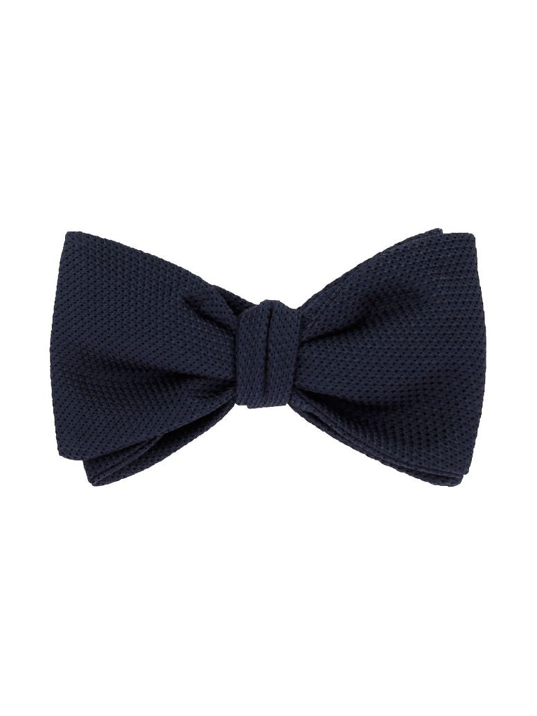 Night Blue Grenadine Silk The Nines Bow Tie Grenadines Iv