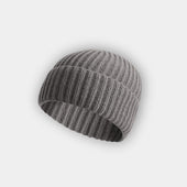 Grey Cashmere Beanie