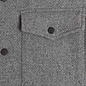 Grey Cashmere Wool Blend Botto Jacket