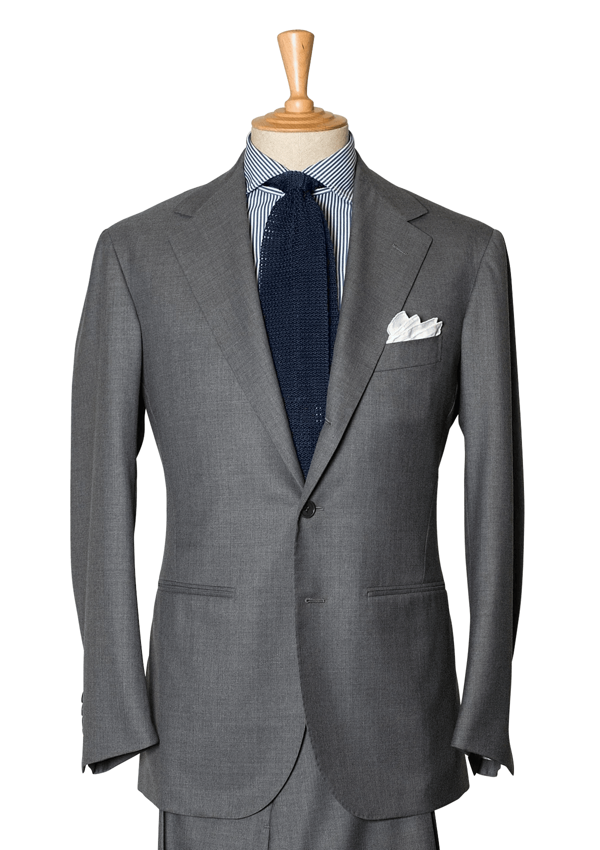 Plain Grey Men S Wool Suit