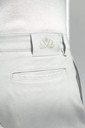 Grey Stretch Canvas Cargo Made In Italy