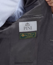 Grey Full Canvas Suit Made In Italy