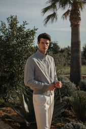 Grey Short Jacket Made In Italy