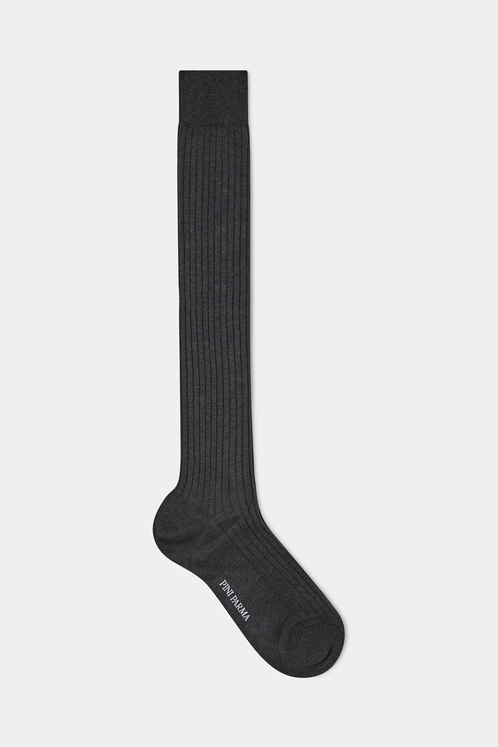 Grey Long Socks Made In Italy