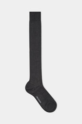 Grey long socks - Made in Italy