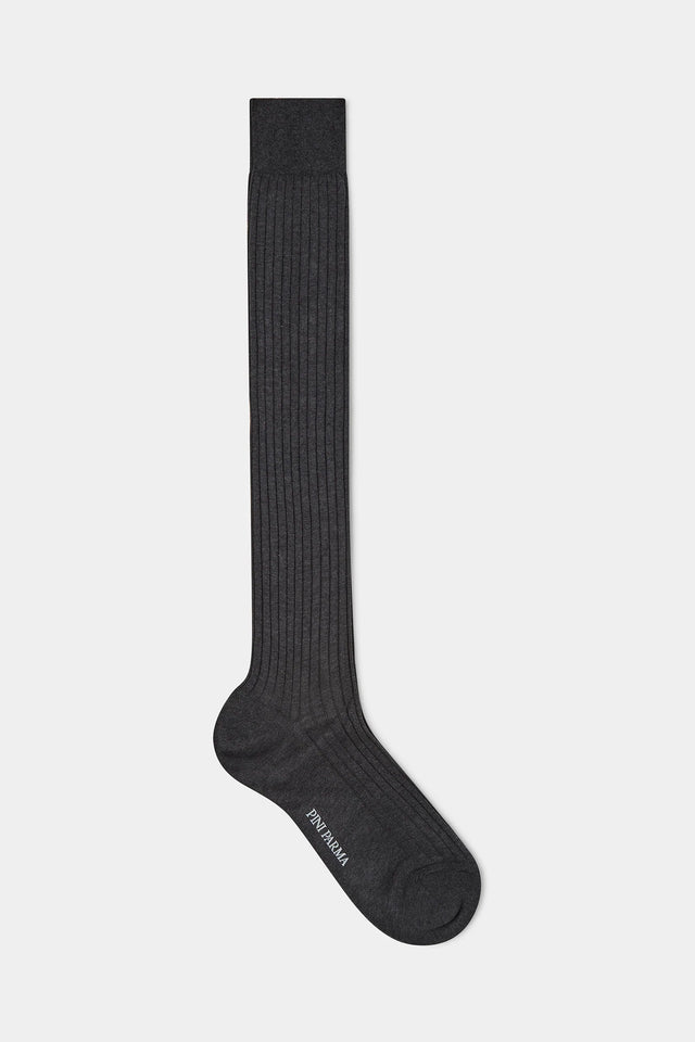 Grey long socks - Made in Italy