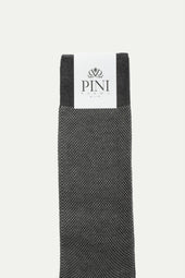 Grey Patterned Short Socks Made In Italy