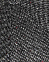 Grey Mottle Twill Wool Gatsby Cap