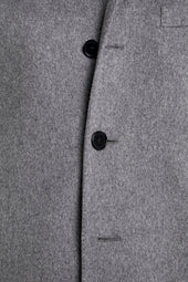 Grey Overcoat Made In Italy