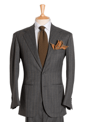 Grey Pin Stripe Suit