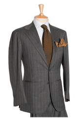 Grey Pin Stripe Suit