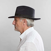 Grey Pioneer Fedora Hat