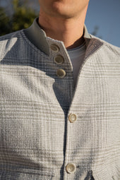 Prince Of Wales Bomber Jacket Made In Italy