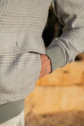 Prince Of Wales Bomber Jacket Made In Italy