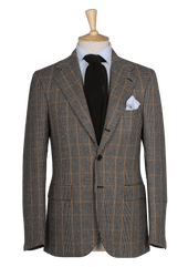 Grey Prince of Wales Unstructured Jacket