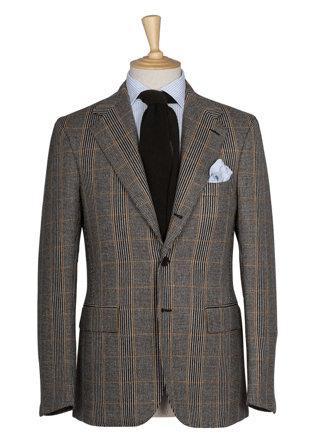 Grey Prince of Wales Unstructured Jacket