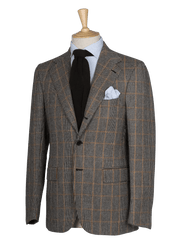 Grey Prince Of Wales Unstructured Jacket