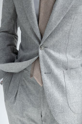 Grey Prince Of Wales Suit Soragna Capsule Collection Made In Italy