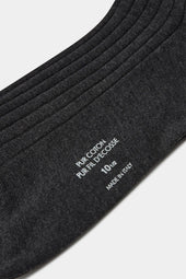 Grey Short Socks Made In Italy