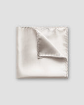 Gray Silk Pocket Square