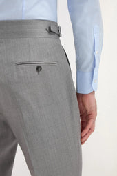 Grey Soragna Trousers Made In Italy
