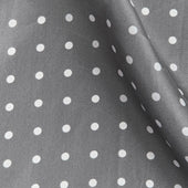 Grey White Medium Spot Silk Pocket Square