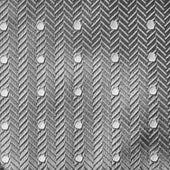 Grey White Spot Herringbone Silk Tie