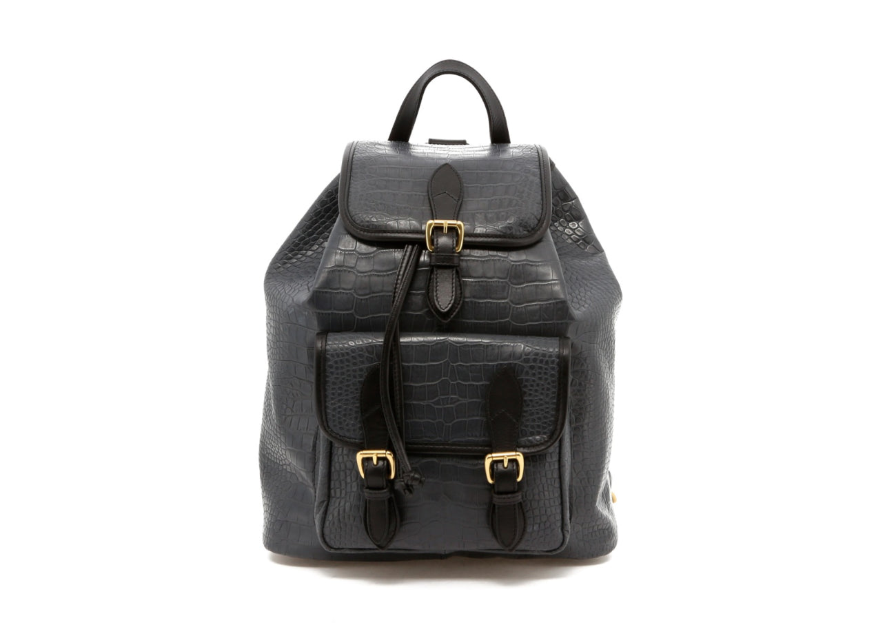 Classic Backpack - Grey/Black - Gator Print