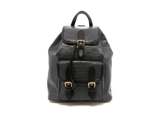 Classic Backpack - Grey/Black - Gator Print