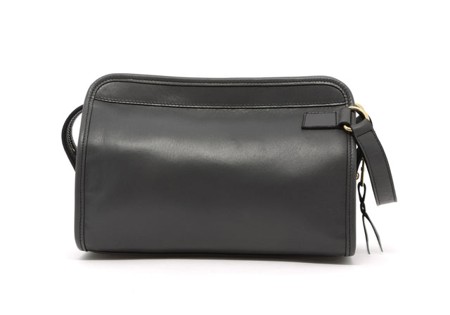Large Travel Kit - Grey - Tumbled Leather