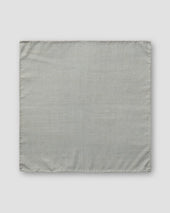 Grey Wool Pocket Square