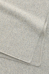 Knitted Maglia Inglese Baby Alpaca Scarf Grigio Antico