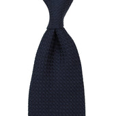 Grenadine Garza Grossa Bespoke Tie Midnight