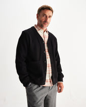 Guildford Structured Waffle Cardigan
